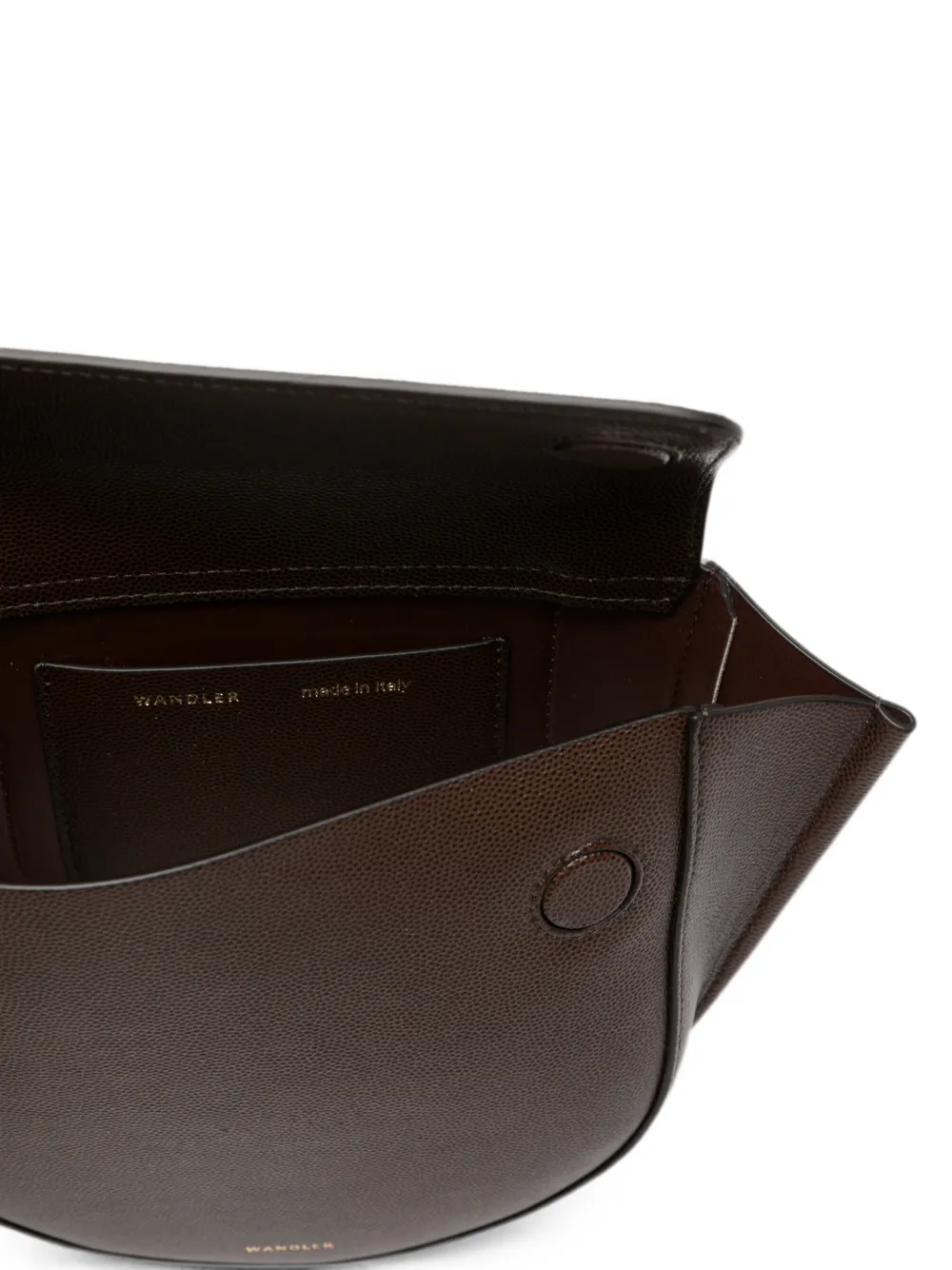 Wandler Hortensia leren shopper Bruin