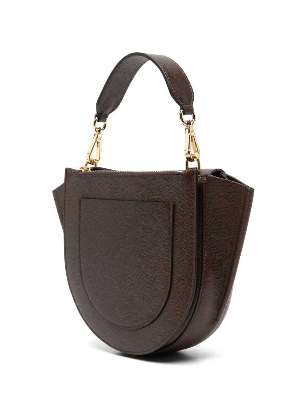 Wandler Hortensia leren shopper Bruin