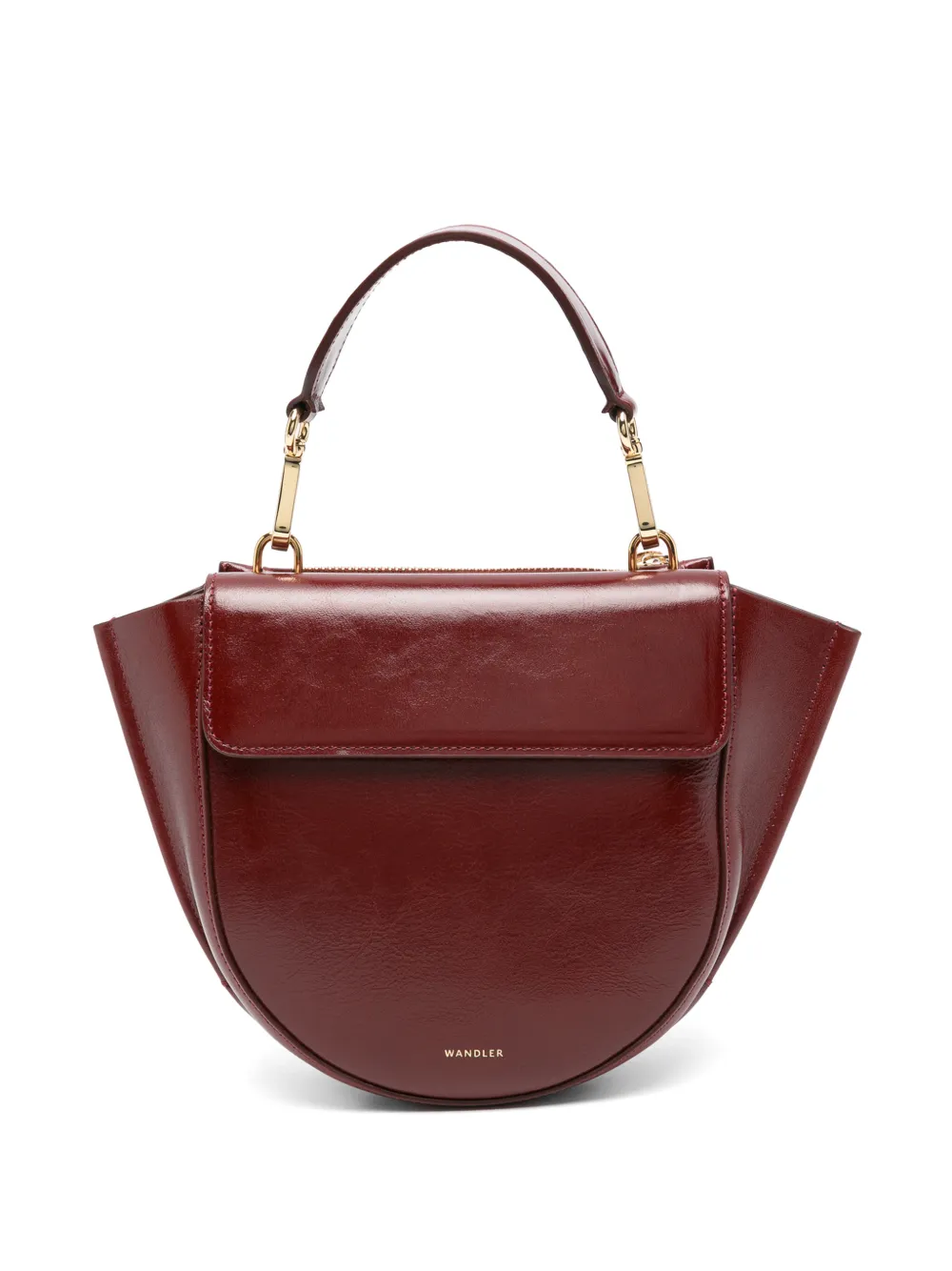 Wandler mini Hortensia leather tote bag - Red