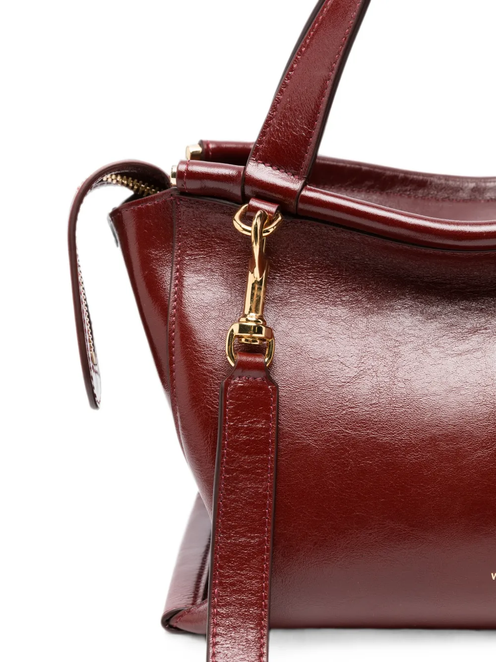 Wandler Shopper met gelakte afwerking Rood
