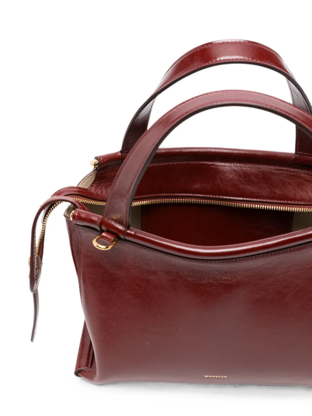 Wandler Shopper met gelakte afwerking Rood