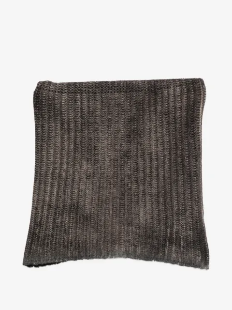 Avant Toi ribbed-knit snood scarf
