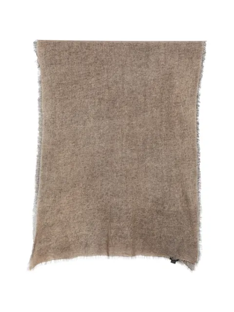 Avant Toi frayed cashmere scarf