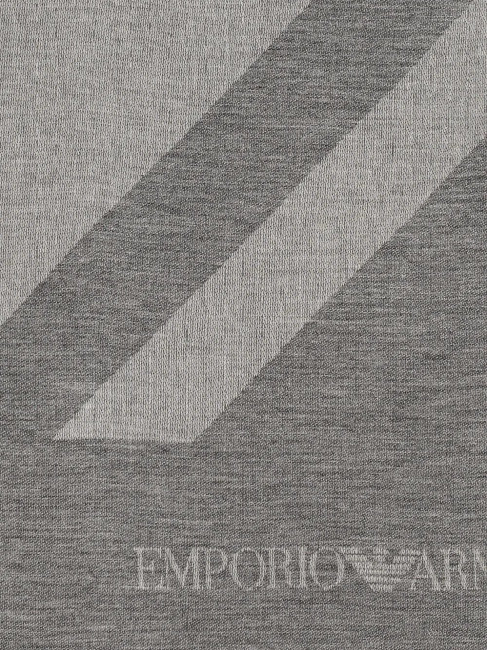 Emporio Armani Sjaal met logoprint Grijs