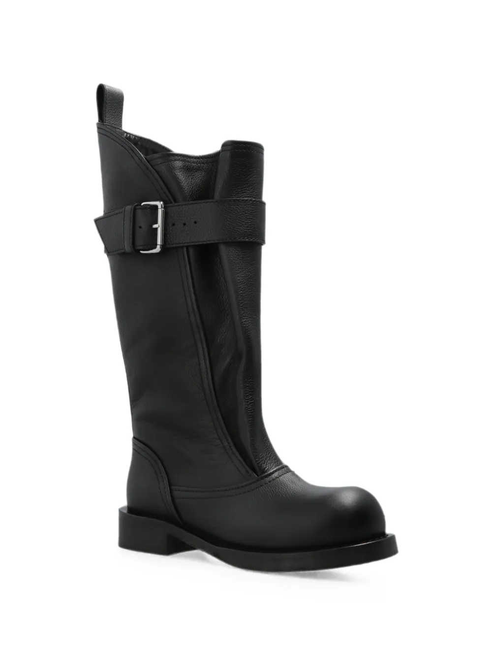 IRO buckled leather boots Zwart