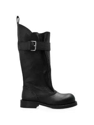 GANNI ロングブーツ | ブラック | FARFETCH JP