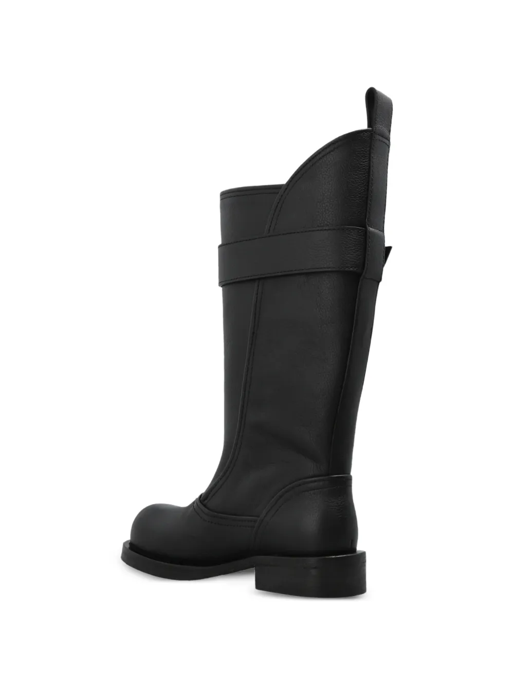 IRO buckled leather boots Zwart