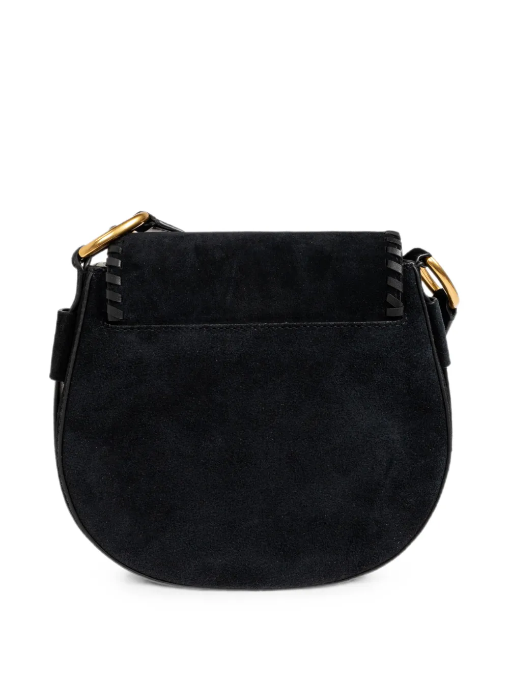 Michael Kors Josie whipstitch-trim shoulder bag Zwart