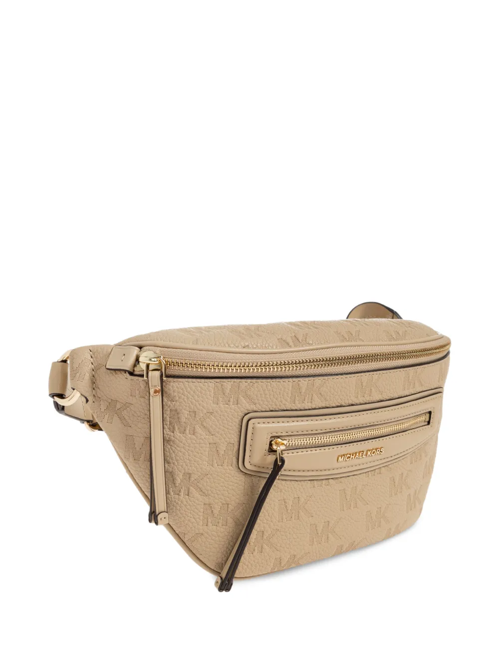 Michael Kors Jet Set Travel logo-embossed belt bag Beige