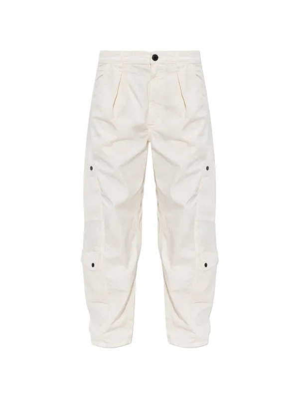 Citizens of Humanity Flight Pleated Cargo Pants in White