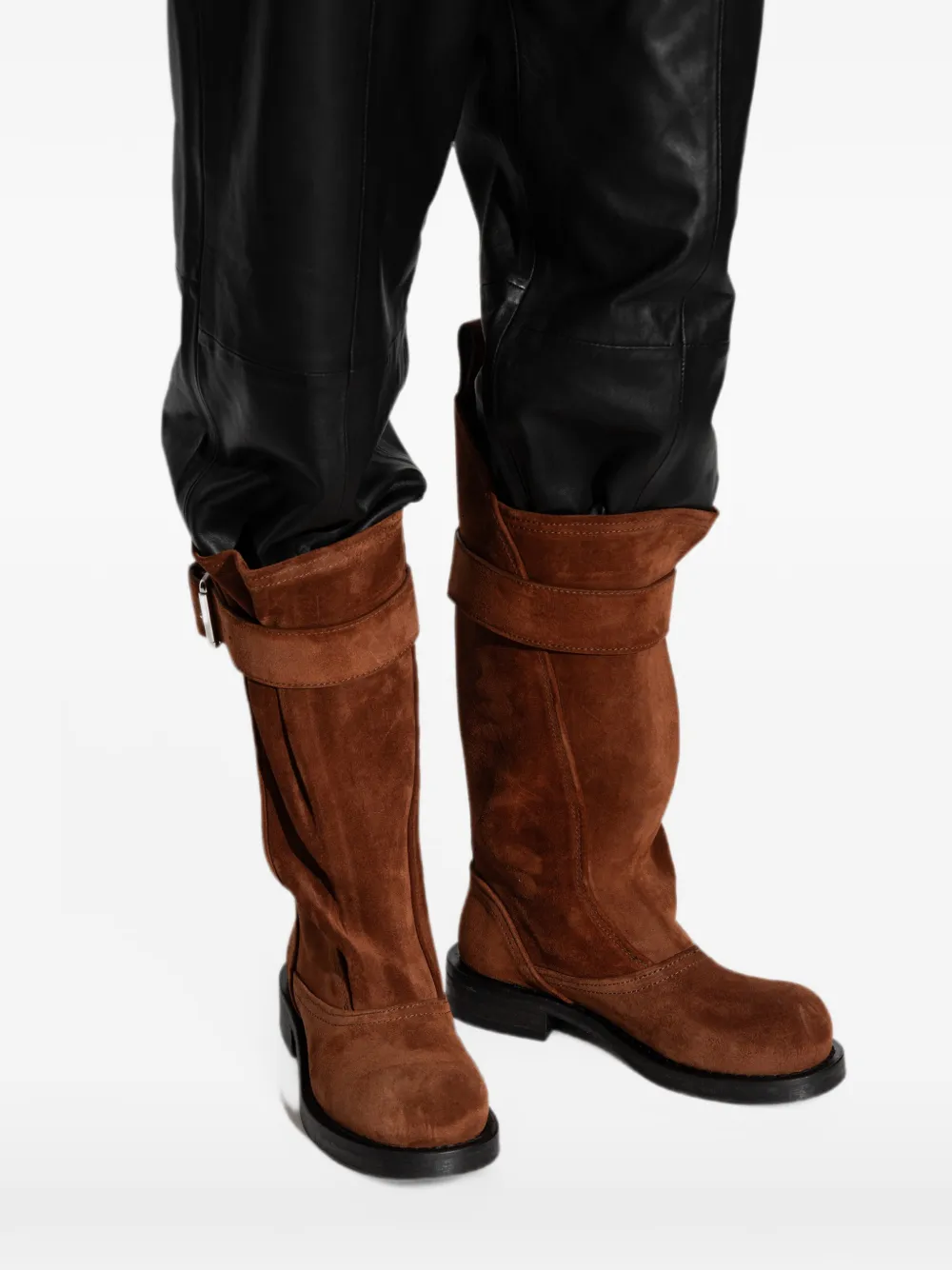 IRO Riff buckle-fastening biker boots Bruin