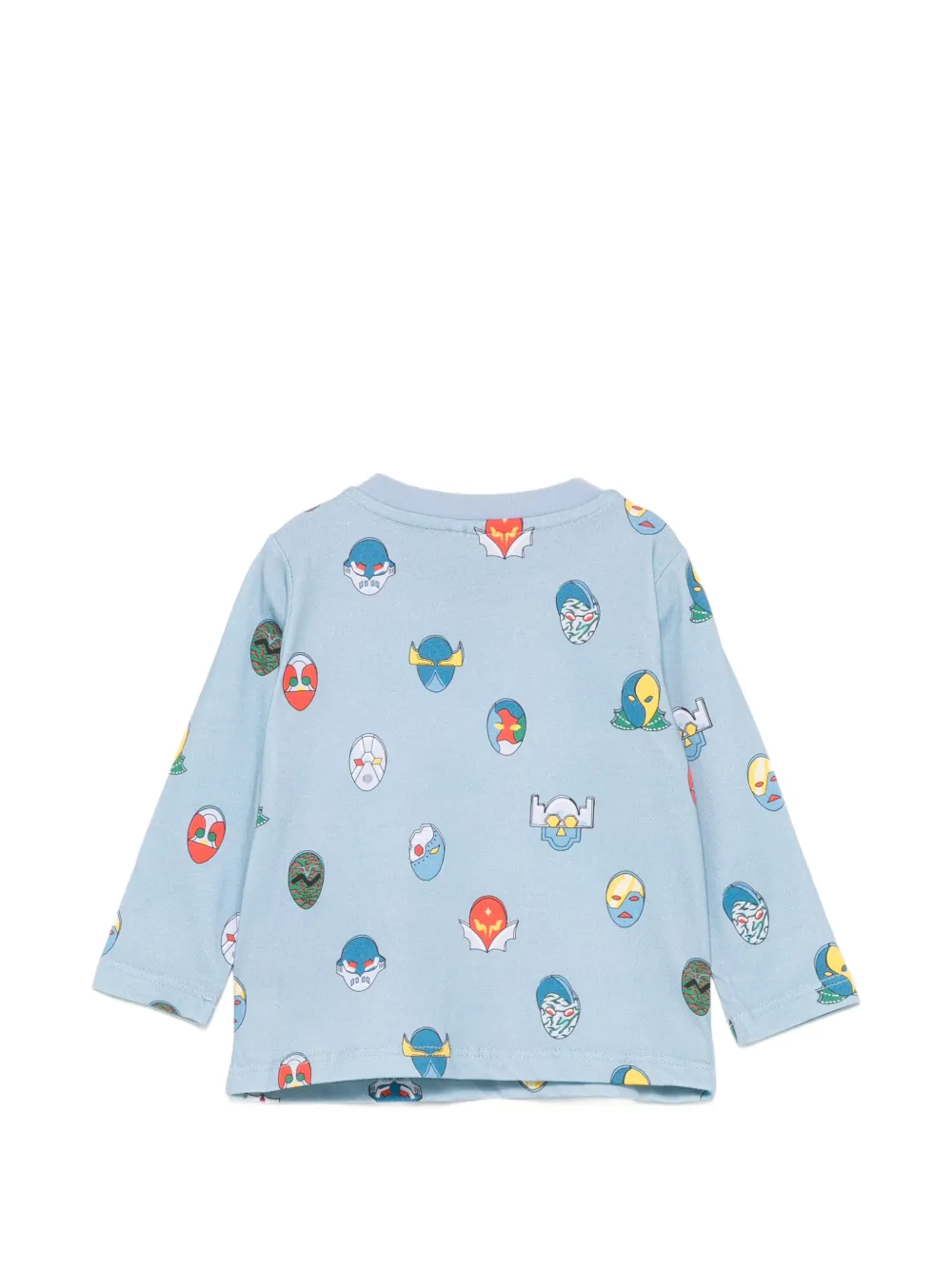 Stella McCartney Kids T-shirt met grafische print Blauw