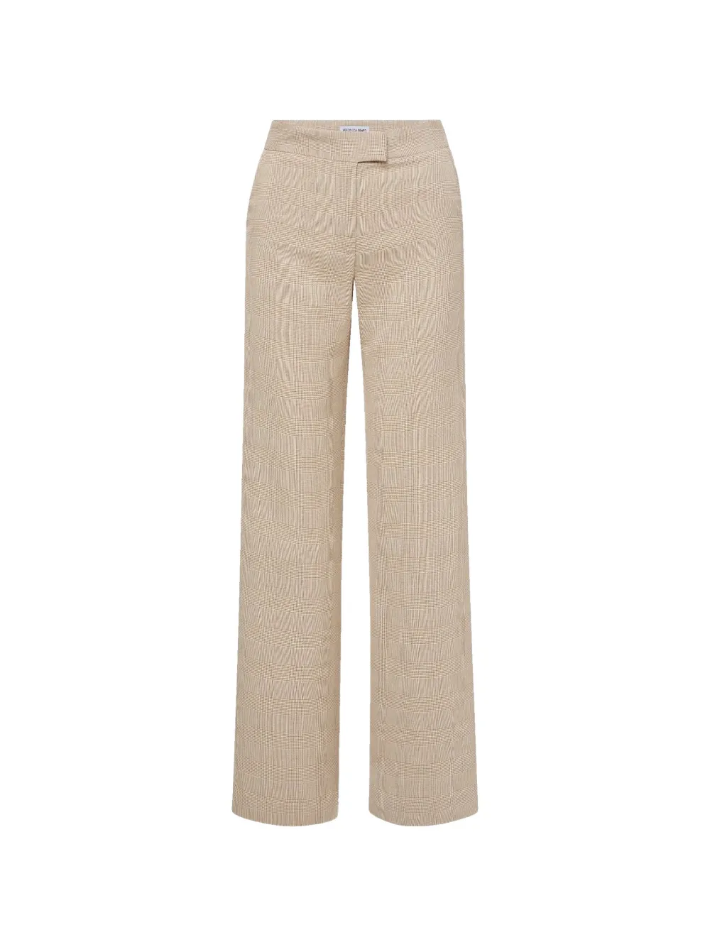 Veronica Beard Broderick check-pattern trousers - Nude