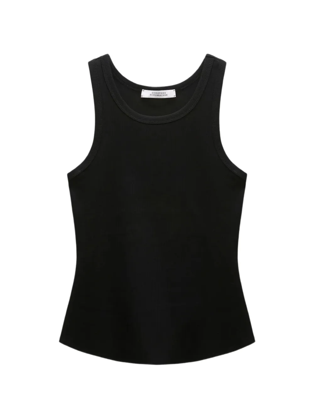 Dorothee Schumacher ribbed-knit tank top - Nero