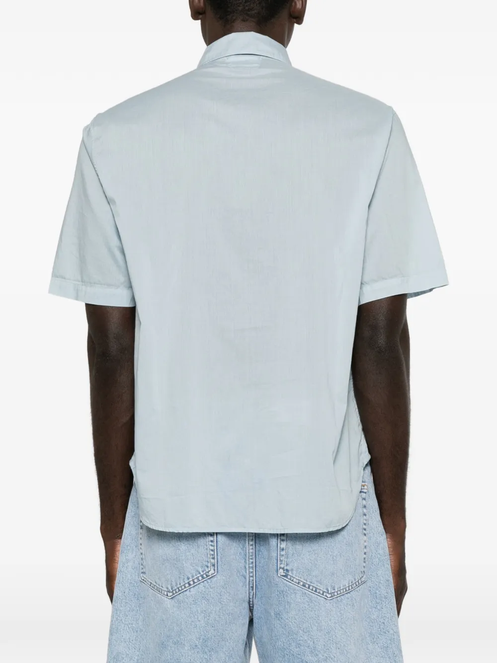 C.P. Company short-sleeve chest-pocket shirt Blauw