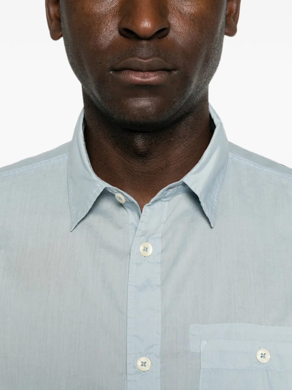 C.P. Company short-sleeve chest-pocket shirt Blauw