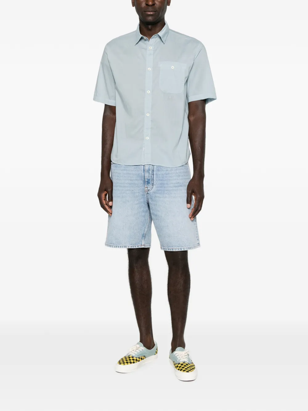 C.P. Company short-sleeve chest-pocket shirt Blauw