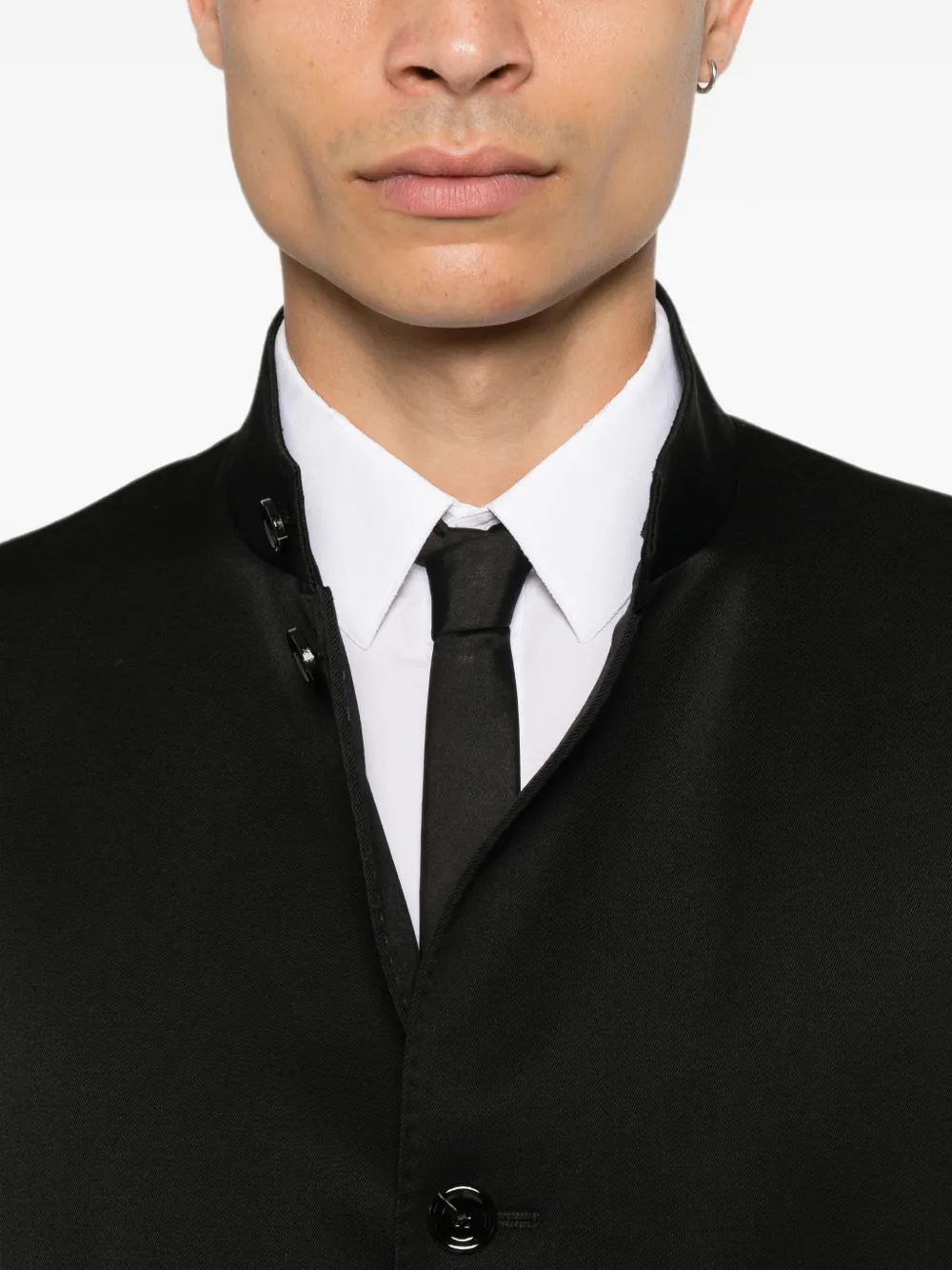 Lardini Blazer met knoopsluiting Zwart