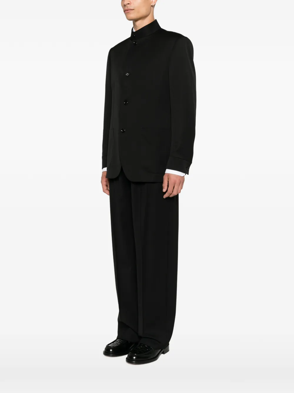 Lardini Blazer met knoopsluiting Zwart