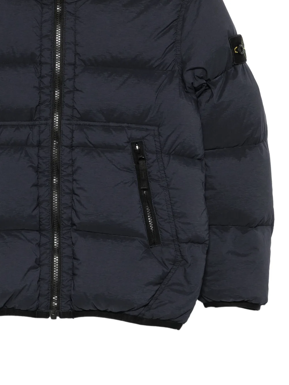 Stone Island Junior Jack met patch Blauw