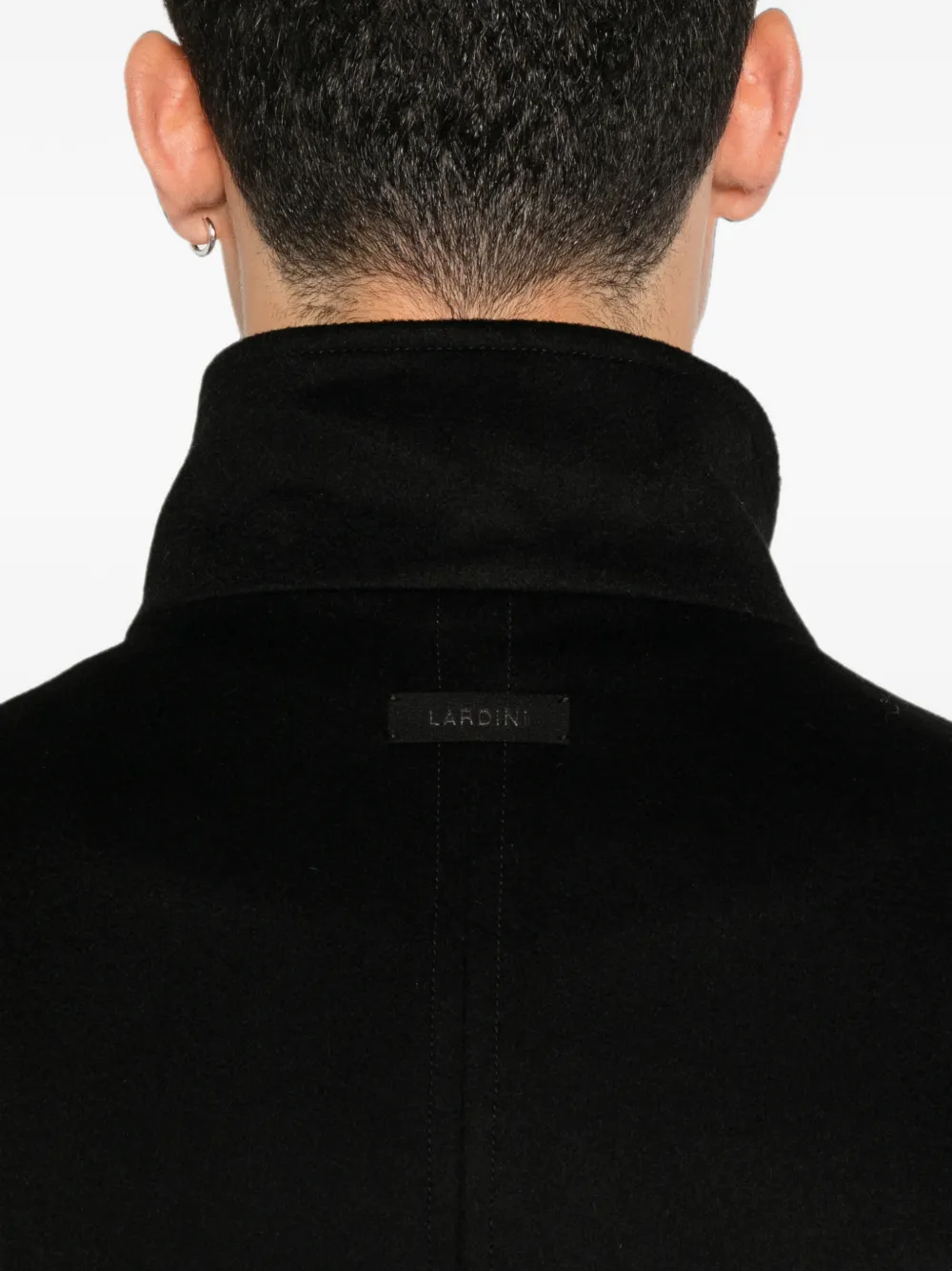 Lardini Jack met hoge hals Zwart