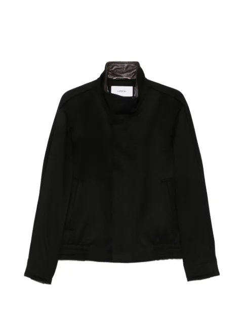 Lardini high-neck zip-up jacket