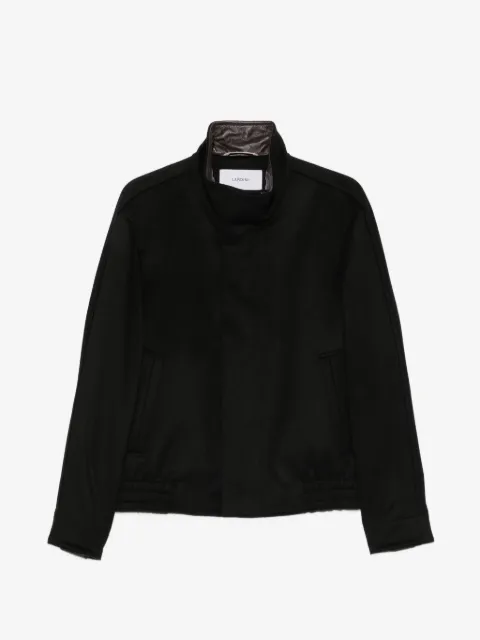Lardini high-neck zip-up jacket