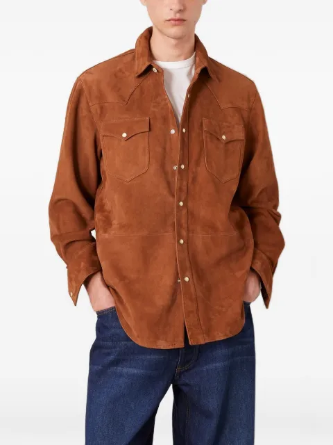 Officine Generale Marshell suede western jacket
