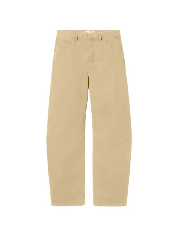 Nili Lotan Tribeca Straight-leg Trousers in Yellow
