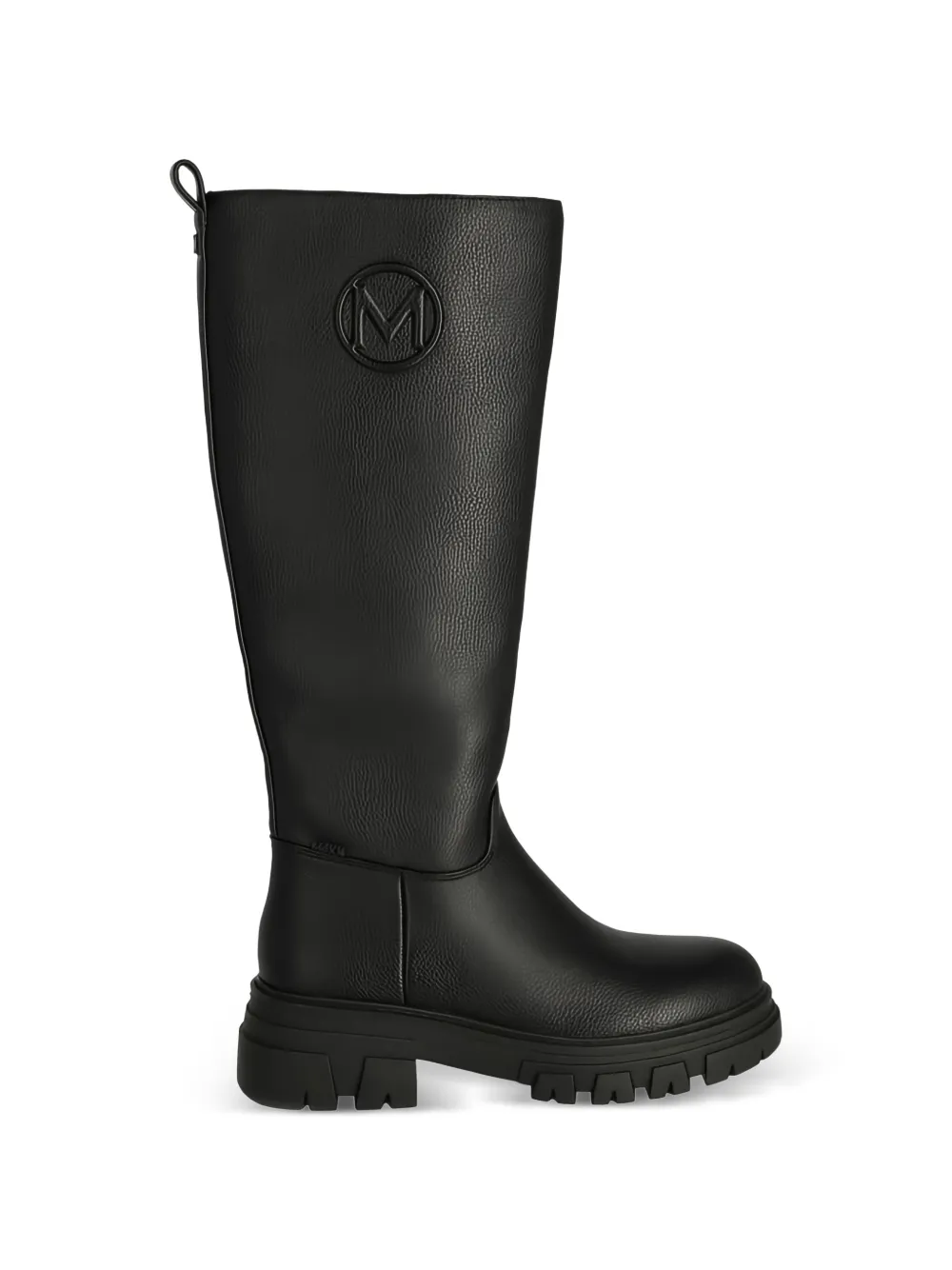 MEXX Laarzen met chunky zool en logo-patch Zwart