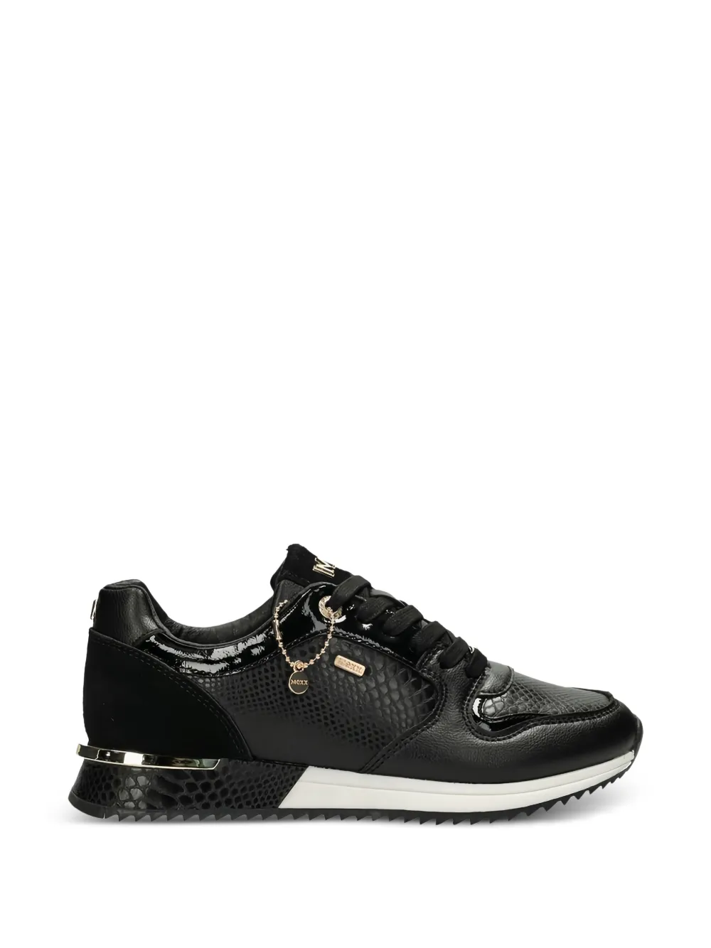 MEXX snake-effect panelled sneakers
