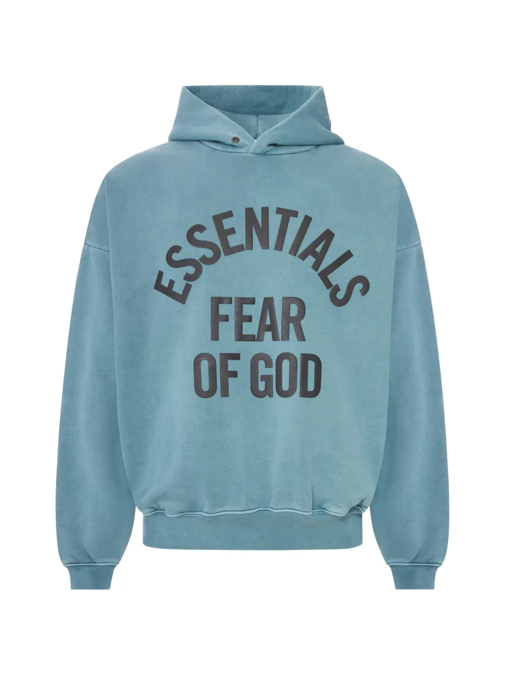 FEAR OF GOD ESSENTIALS Campus 90s logo-print hoodie - Blu