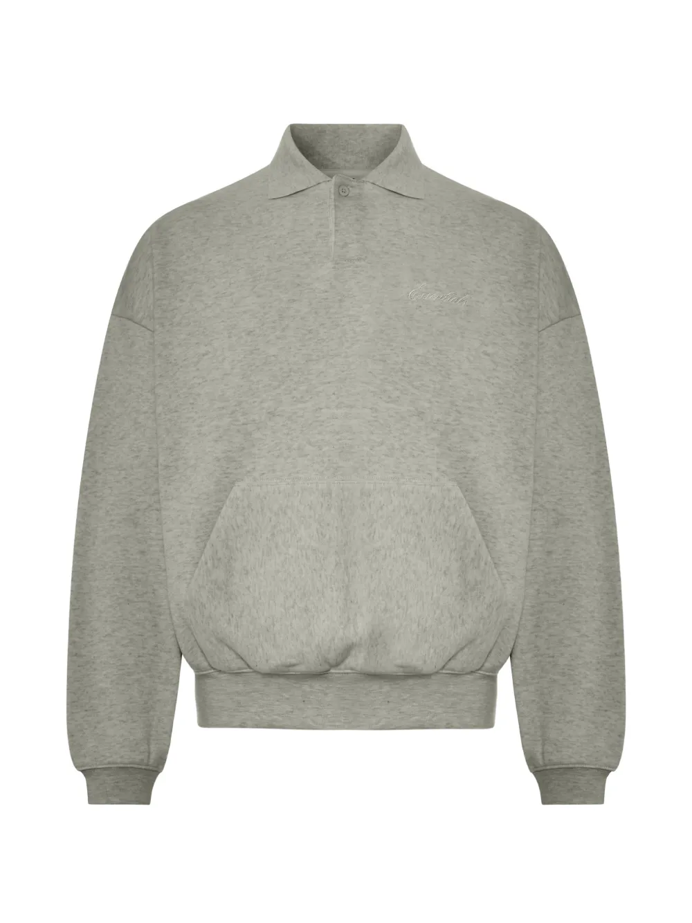 FEAR OF GOD ESSENTIALS Signature 90s polo sweater - Grigio