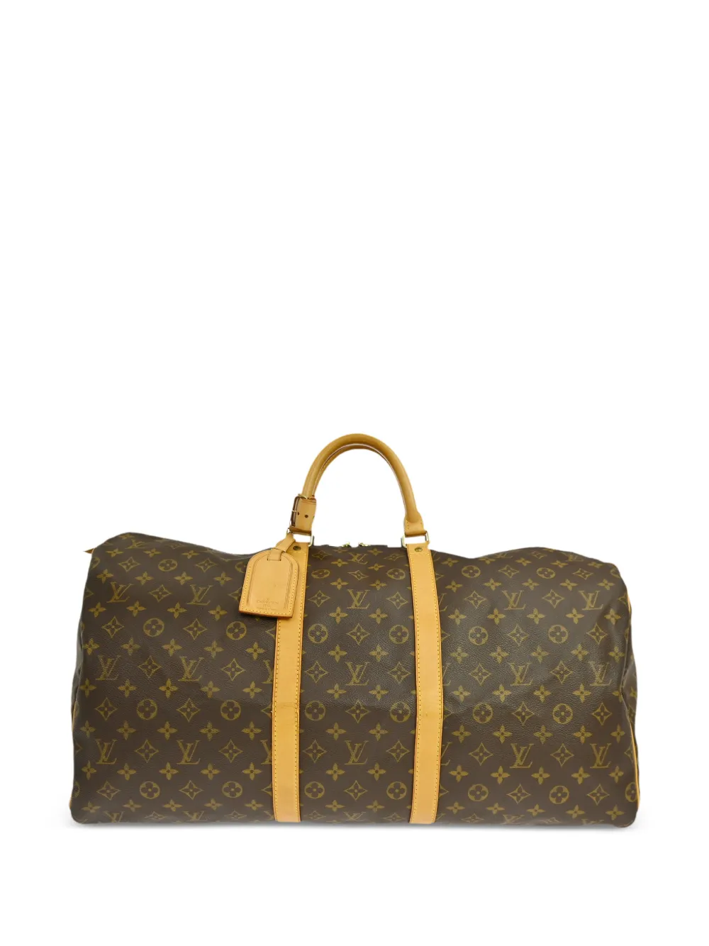 Louis Vuitton Pre-Owned 1997 monogram Keepall 55 travel bag - Braun