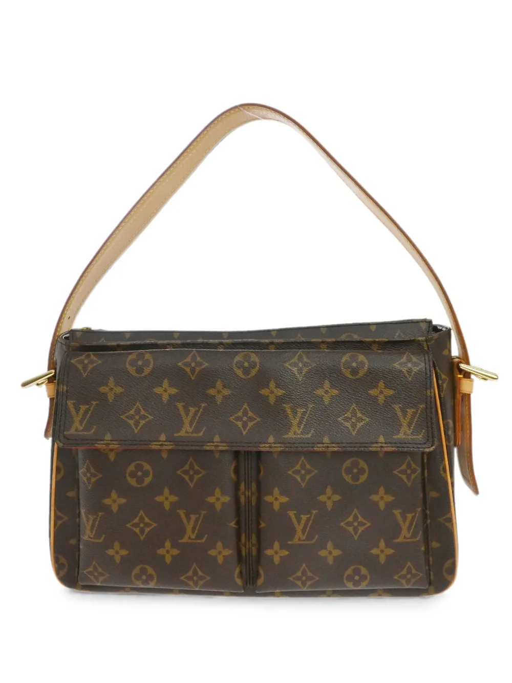 Louis Vuitton Pre-Owned 2004 GM Viva Cite Monogram-pattern shoulder bag - Braun