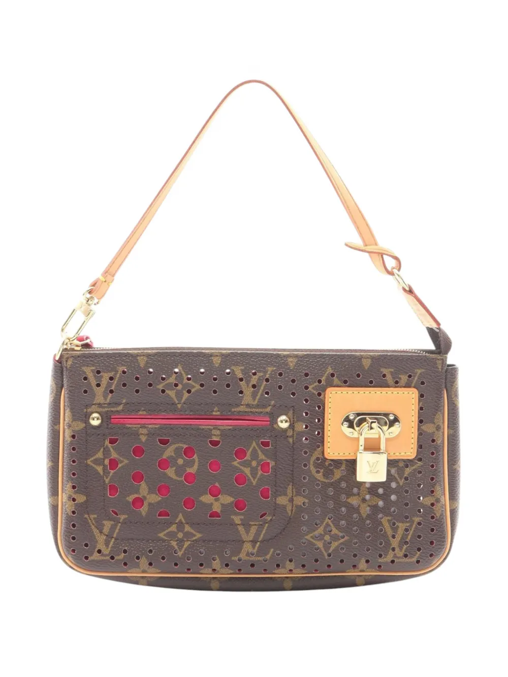 Louis Vuitton Pre-Owned 2006 Monogram Perforated Pochette Accessoires shoulder bag - Marrone