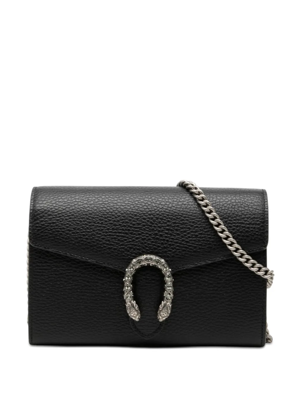 Gucci Pre-Owned 2000-2015 Calfskin Dionysus Wallet on Chain crossbody bag - Nero