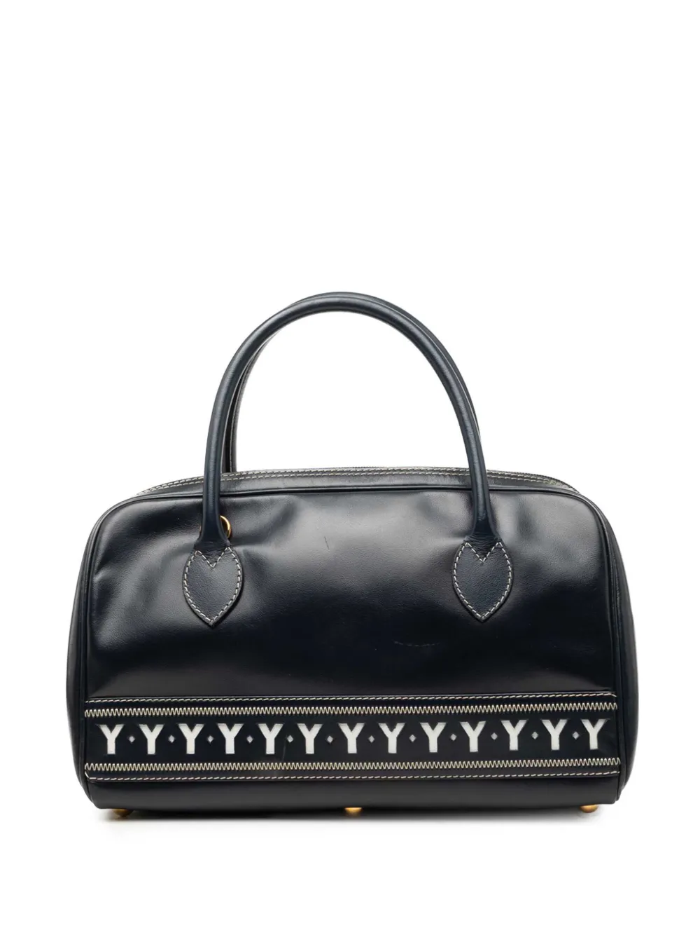 Saint Laurent Pre-Owned 20th Century Calfskin Classic Y satchel - Blu