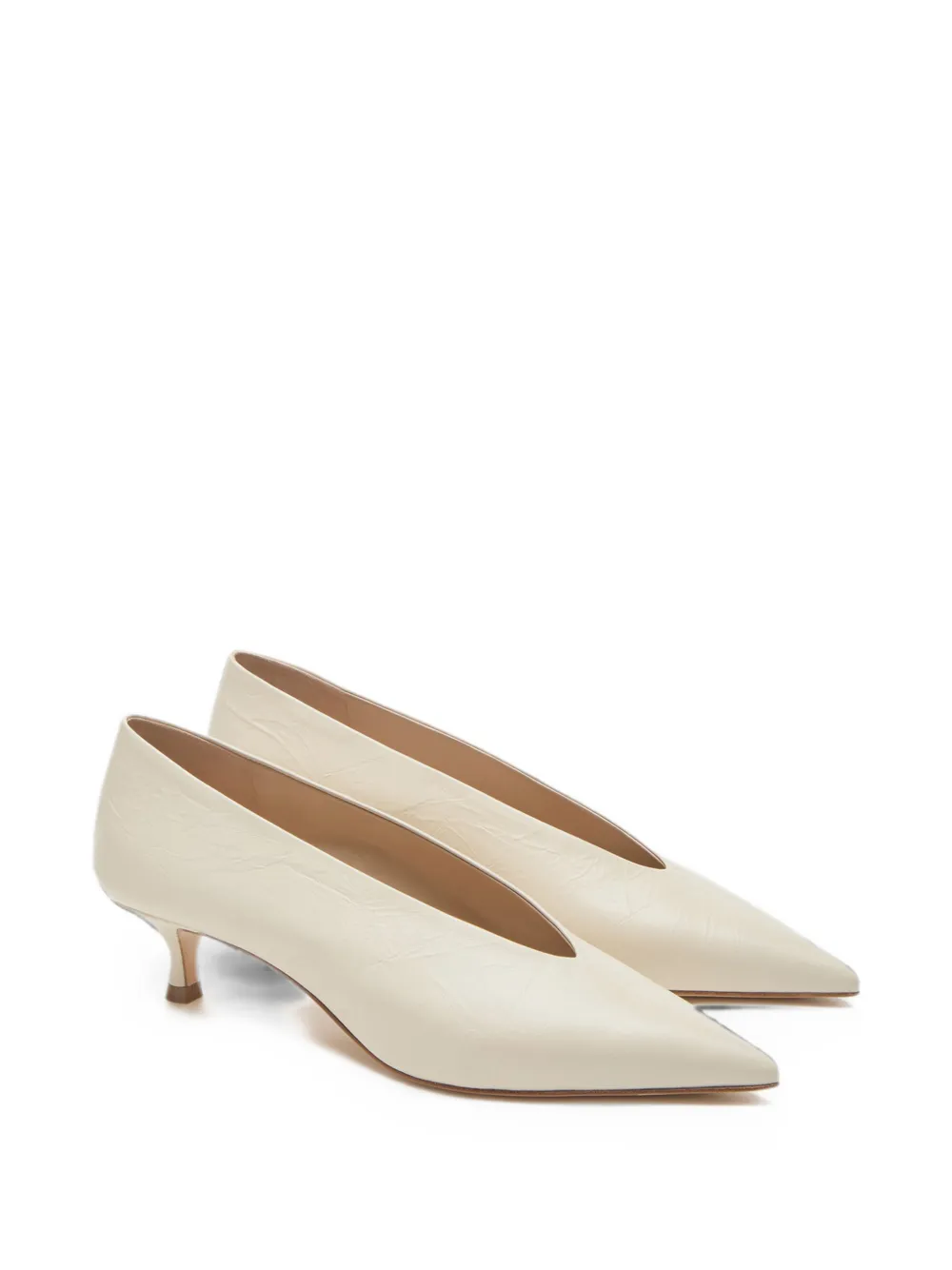 Le Monde Beryl Babouche heeled pumps Beige