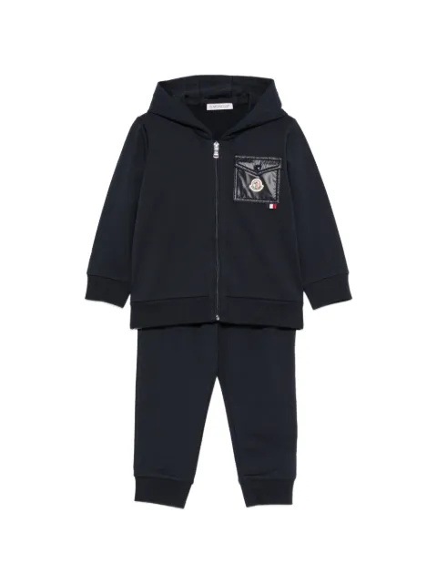 Moncler Enfant chándal con parche del logo
