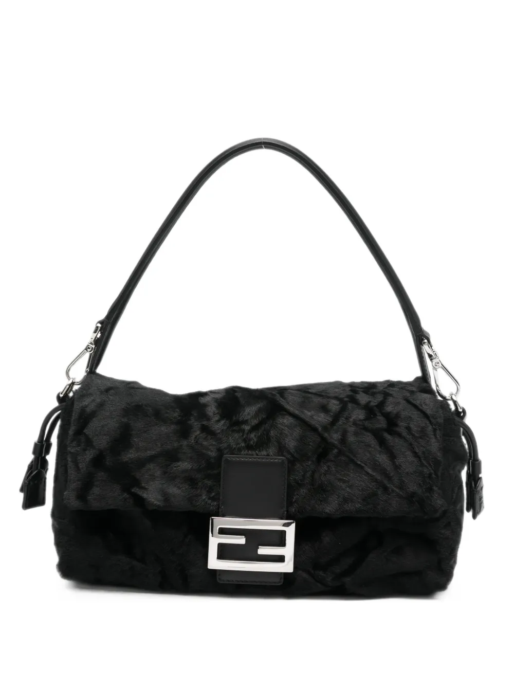 FENDI Baguette soft calfhair shoulder bag
