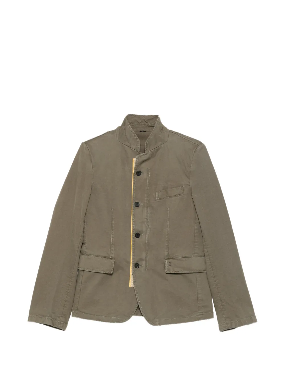 FENDI logo-print military jacket