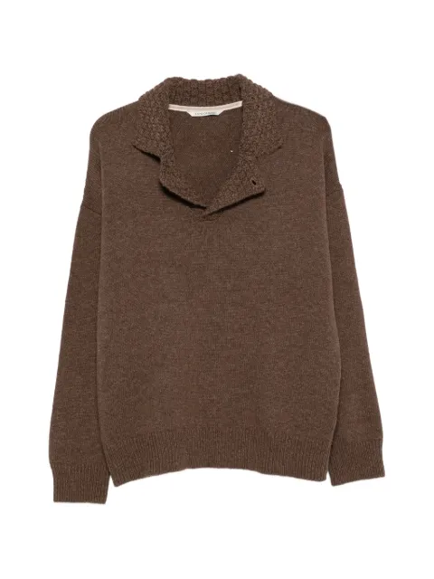 A Kind of Guise Palano crochet-trim polo top