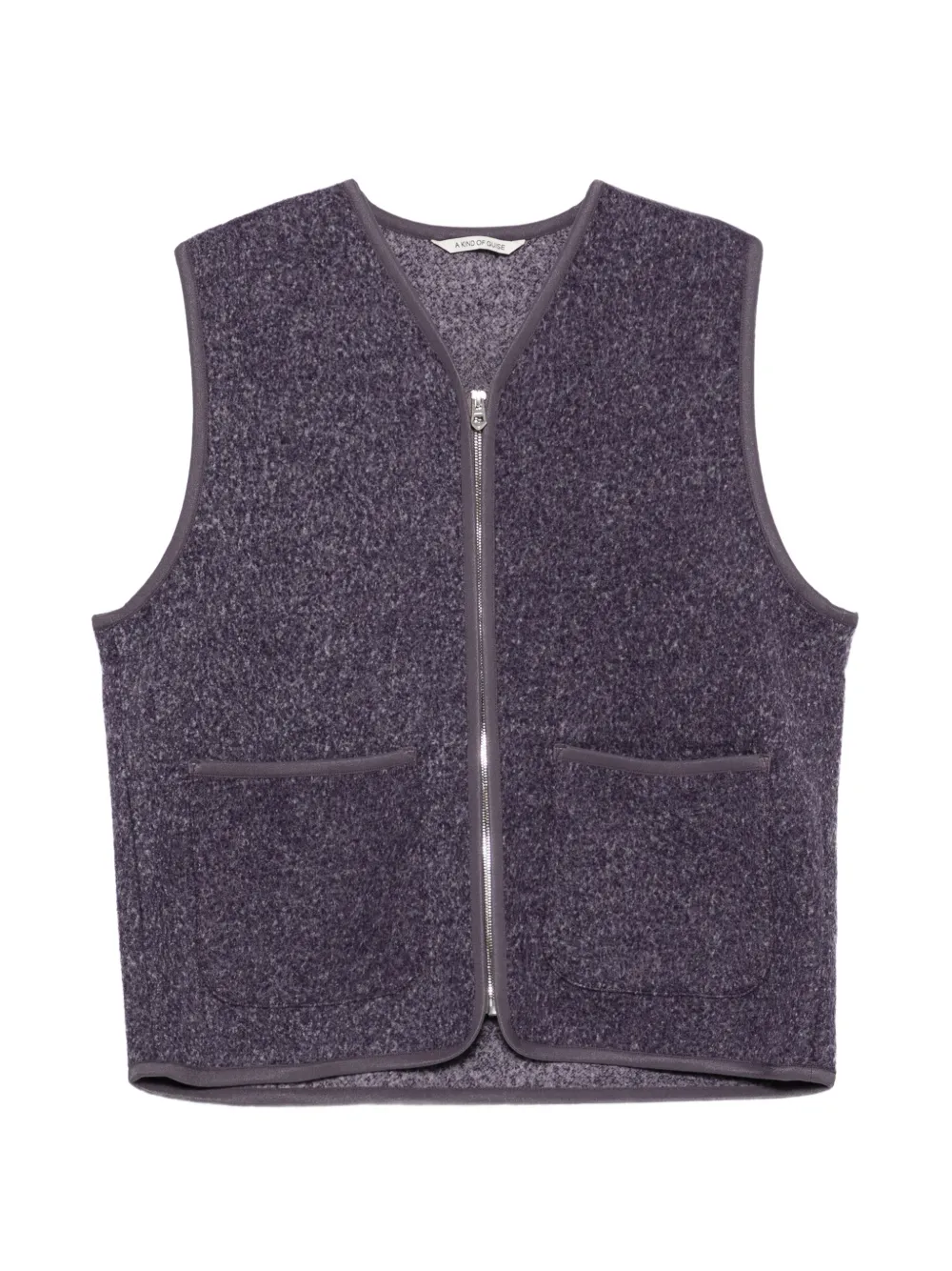 A Kind of Guise Valur wool vest - Viola