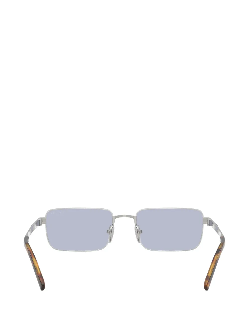 Prada Eyewear Zonnebril met rechthoekig montuur Zilver