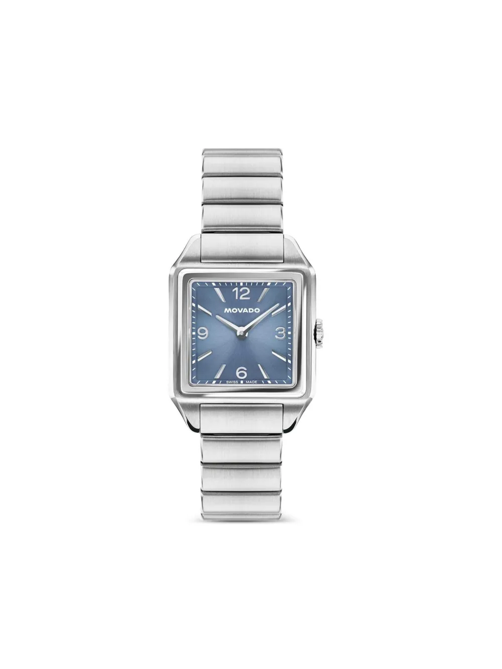 Movado Orologio Heritage 1917 squadrato 34mm - Blu