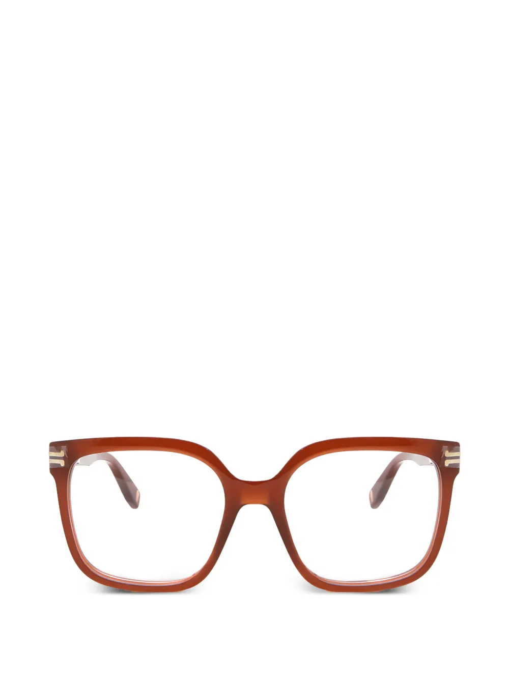 Marc Jacobs square-frame glasses - Marrone