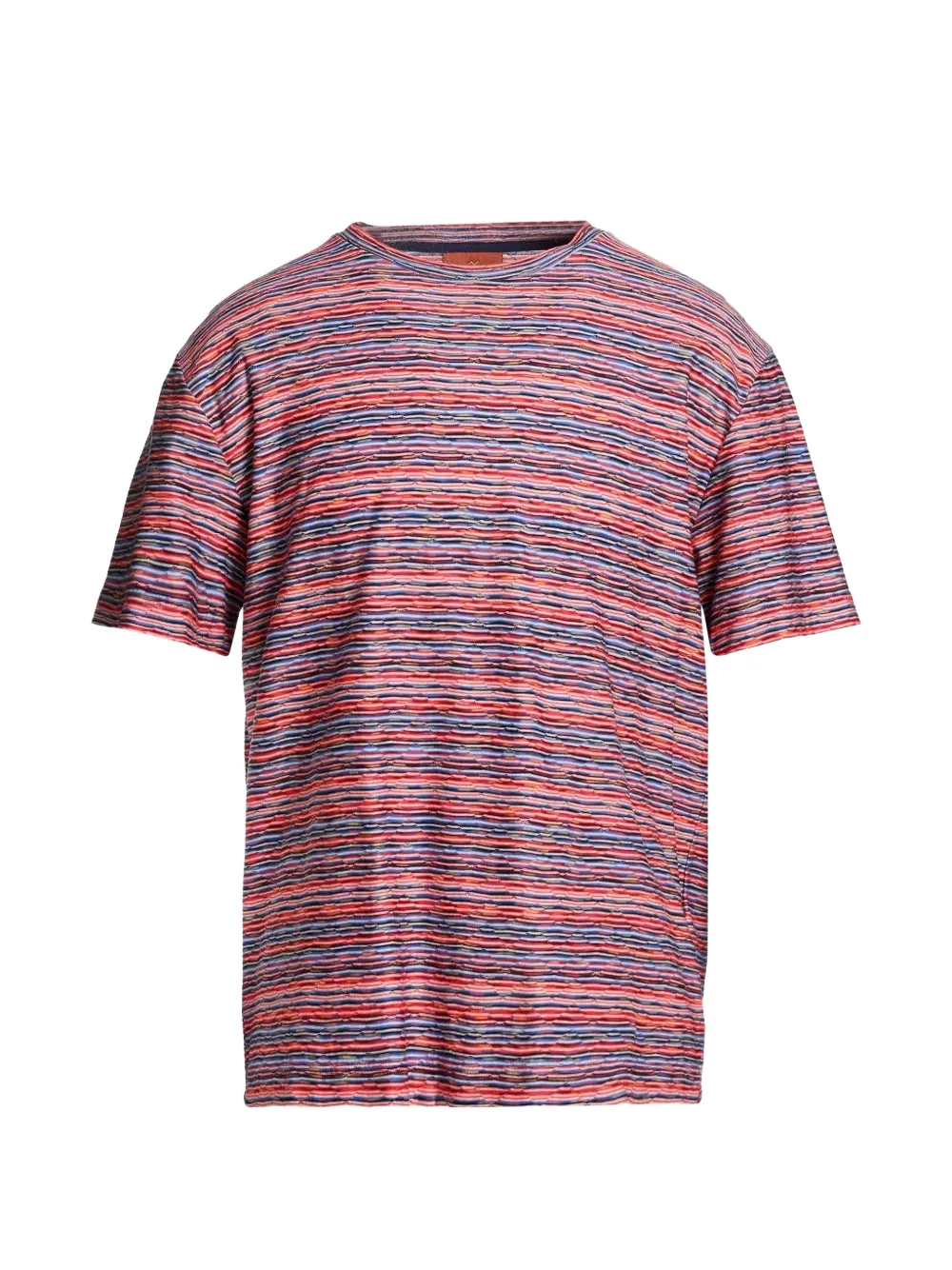 Missoni striped jersey T-shirt - Rosso