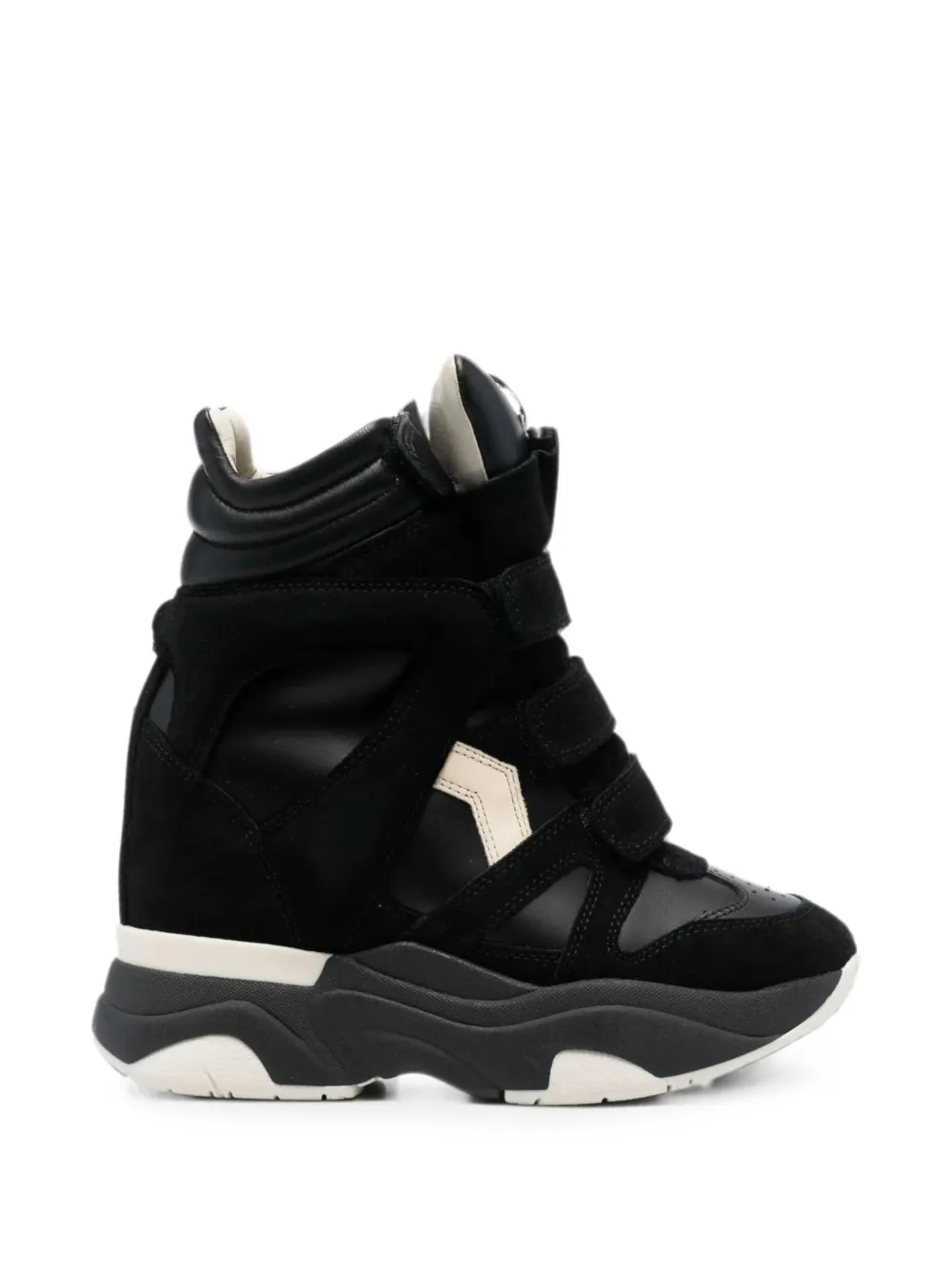 ISABEL MARANT Balskee touch-strap sneakers Zwart