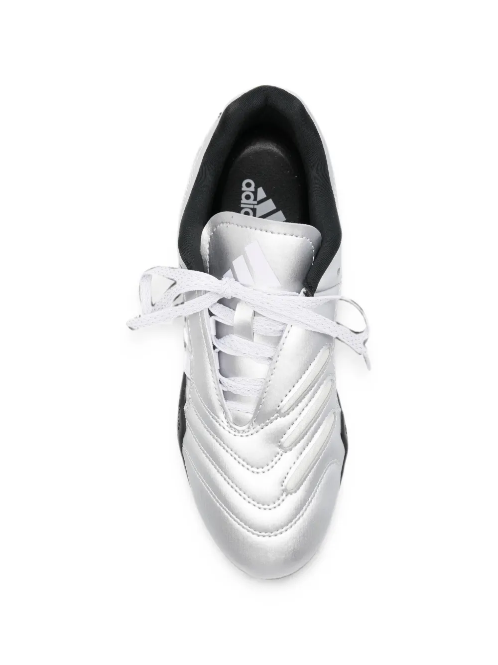 adidas Taekwondo Mei Elite metallic 3-Stripe sneakers Zilver